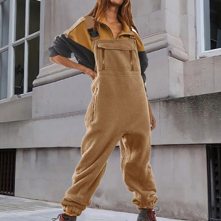 Marie™ - Justerbar Jumpsuit i Manchestertyg med Fleece